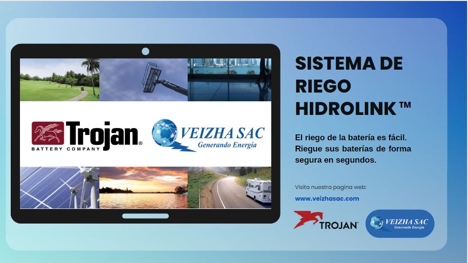 Sistema de riego de baterías Hidrolink Trojan